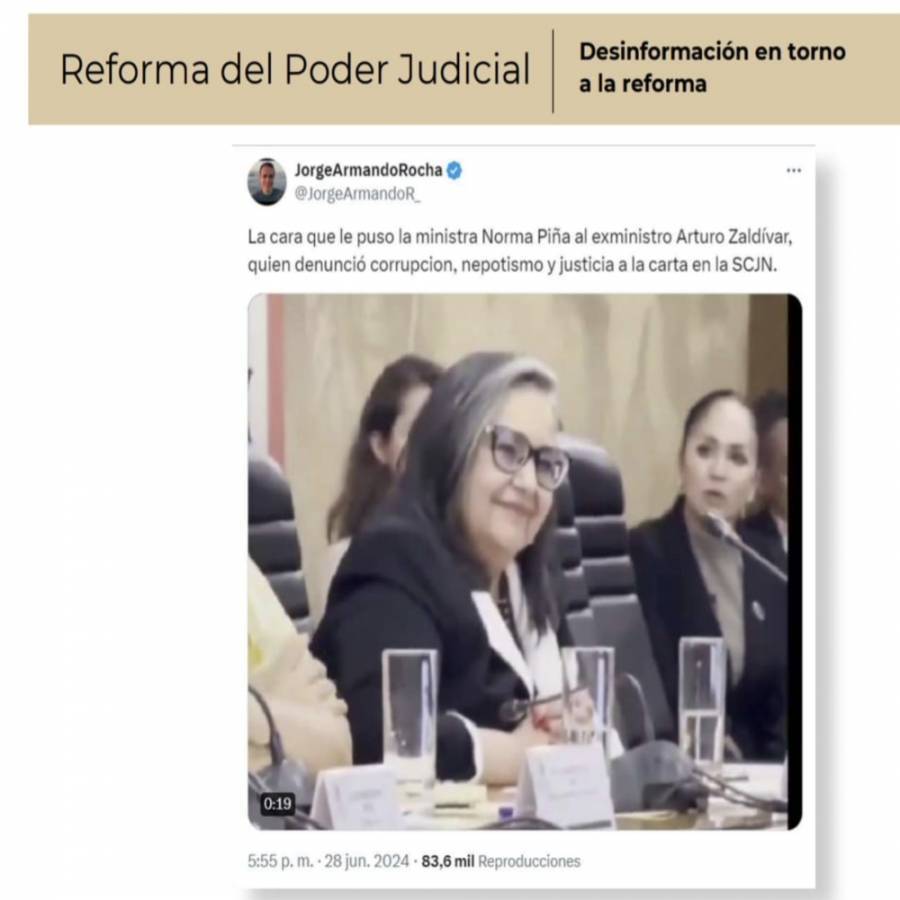 Reforma del Poder Judicial enfrenta campaña para desacreditarla: Vilchis