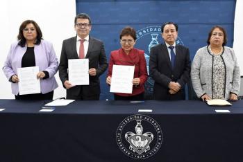 Signan convenio la BUAP y el Consejo de la Judicatura del Poder Judicial