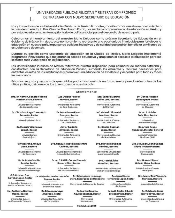 Respalda Lilia Cedillo nombramiento de Mario Delgado en la SEP