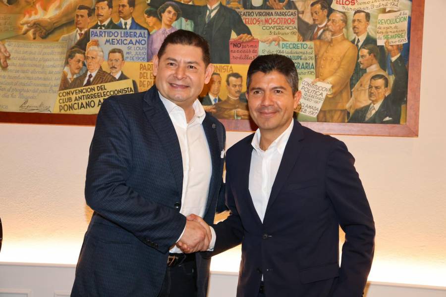 Con un llamado a la unidad, Alejandro Armenta y Eduardo Rivera sostienen reunión