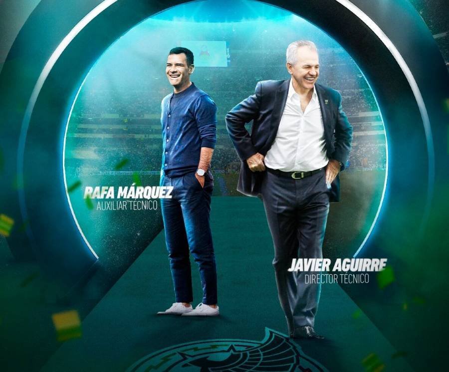 Oficial: Javier Aguirre, nuevo DT de la Selección Mexicana; Rafa Márquez será su auxiliar