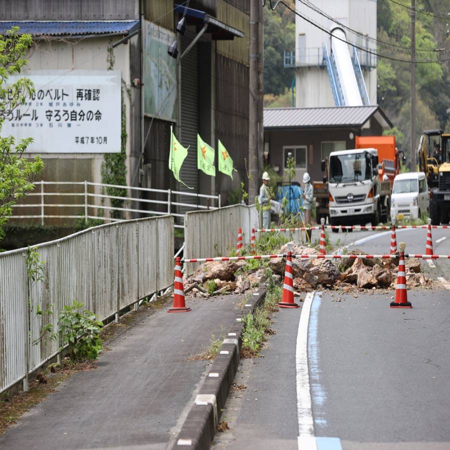 Un terremoto de magnitud 7,1 golpea la costa del sur de Japón y provoca daños menores