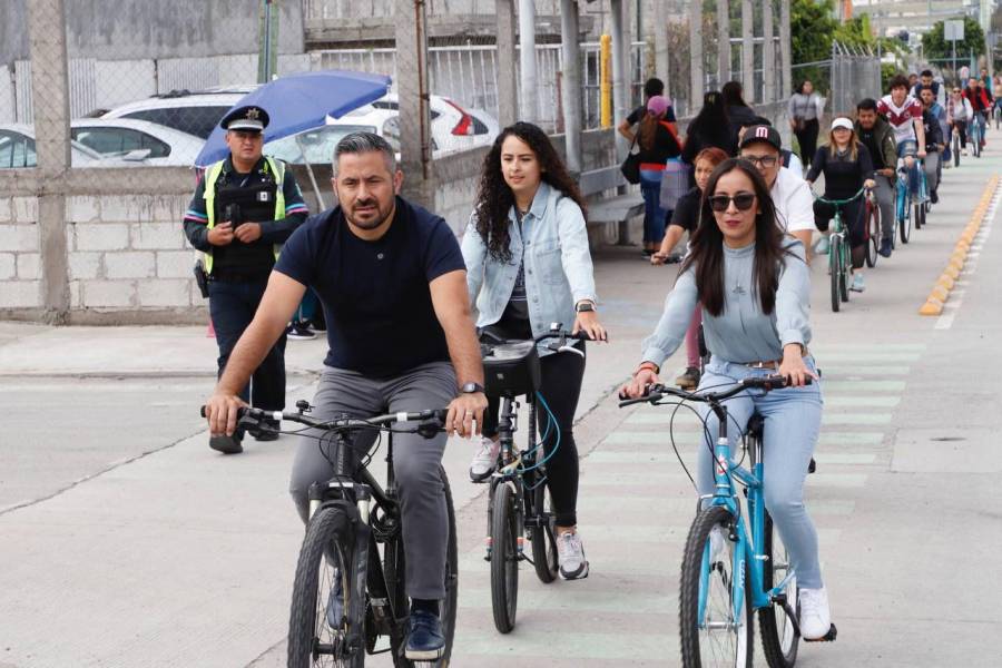 Ayuntamiento de Puebla ha dado mantenimiento a10.1 km de ciclovías en 2024