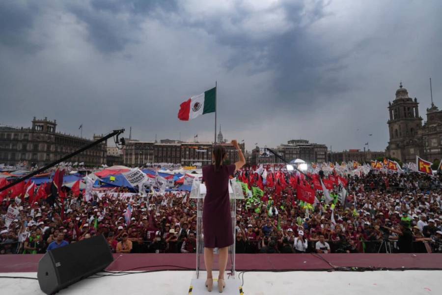 Claudia Sheinbaum celebrará toma de protesta en el Zócalo Capitalino