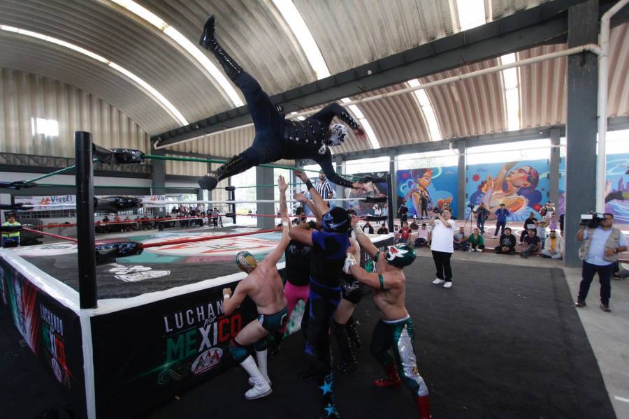 Anuncian INJUVE y Lucha Libre AAA Torneo “Lucha por el Barrio”; se busca a la nueva estrella de este deporte
