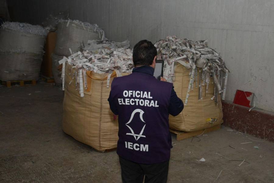 IECM aprueba destrucci&oacute;n de documentos electorales del Proceso Local Ordinario 2023-2024