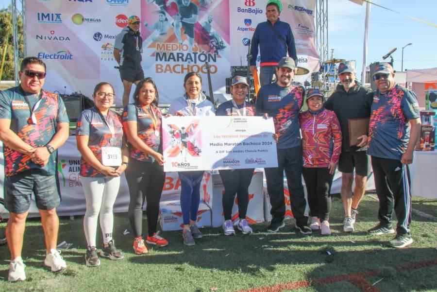 Ayuntamiento de San Andrés Cholula, Bachoco y Banco de Alimentos corren con causa