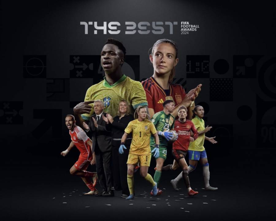 Vinicius y Bonmatí son elegidos los mejores de 2024 por la FIFA