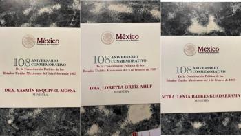 Sheinbaum invita a ministras afines a 4T a ceremonia de la Constituci&oacute;n, no as&iacute; a presidenta de la SCJN
