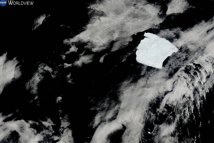 Iceberg más grande del mundo sufre un desprendimiento de cerca de 79 km²