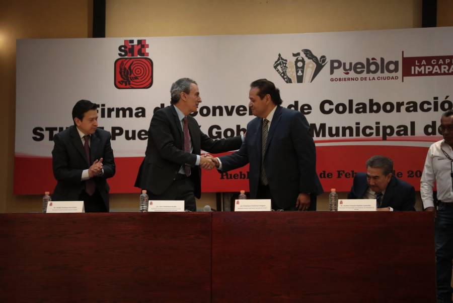 Ayuntamiento de Puebla y STIRTT firman convenio para promover temas de ...