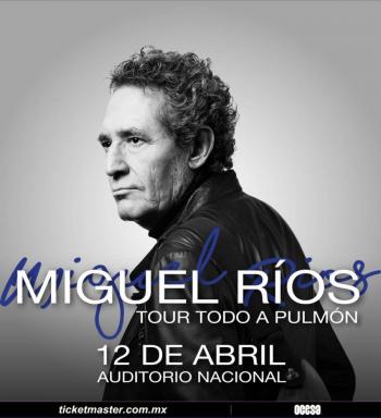 La leyenda del rock en español, Miguel Ríos, volverá a encender los escenarios de la CDMX