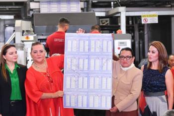 Inicia la impresión de boletas para la elección judicial