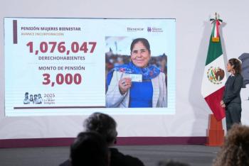Suman m&aacute;s 111 mil registros para Mujeres para el Bienestar