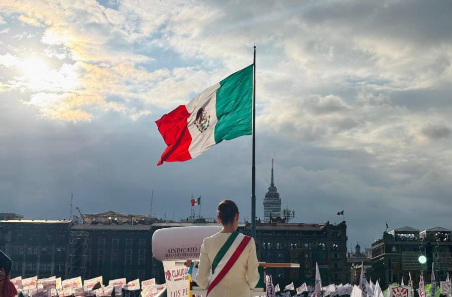 Sheinbaum llama a la unidad y convoca a una asamblea en el Zócalo