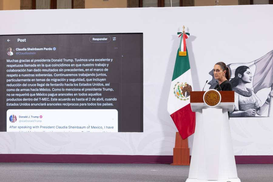 “¿Vieron c&oacute;mo aguant&oacute; el peso?”: Sheinbaum ante controversia arancelaria con EU
