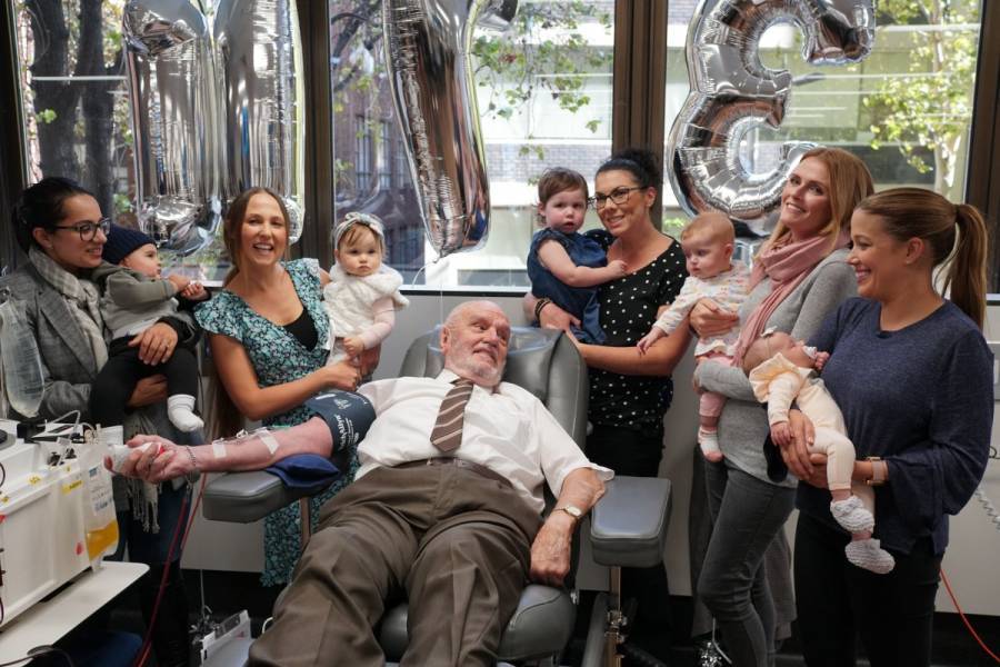 Muere James Harrison, el australiano cuya sangre protegió a millones de bebés