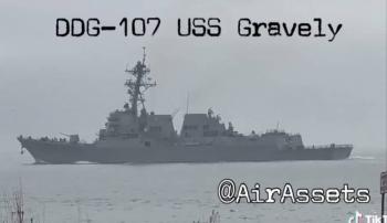 Sheinbaum sobre el USS Gravely en el Golfo de M&eacute;xico: 