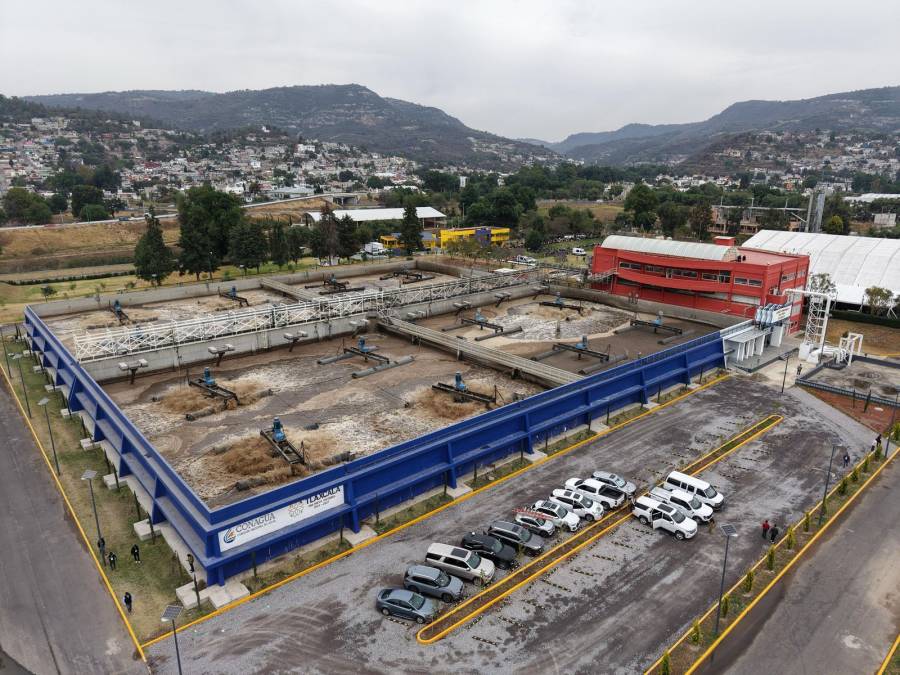 Claudia Sheinbaum inaugura planta de tratamiento en Tlaxcala y da inicio al saneamiento del Atoyac