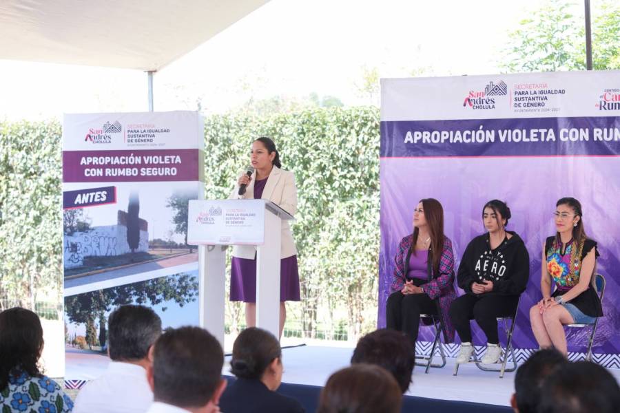 Combate Lupita Cuautle el acoso sexual con 'Apropiación Violeta'