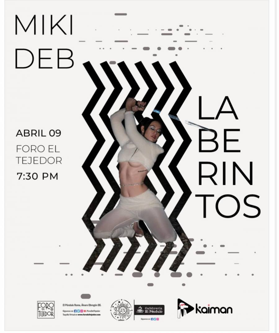 Miki Deb presentará su nuevo álbum en el Foro El Tejedor