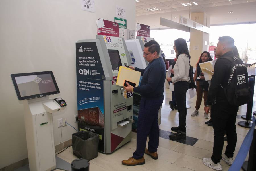 Baja afluencia en oficinas para pago del Control Vehicular tras prórroga en Puebla