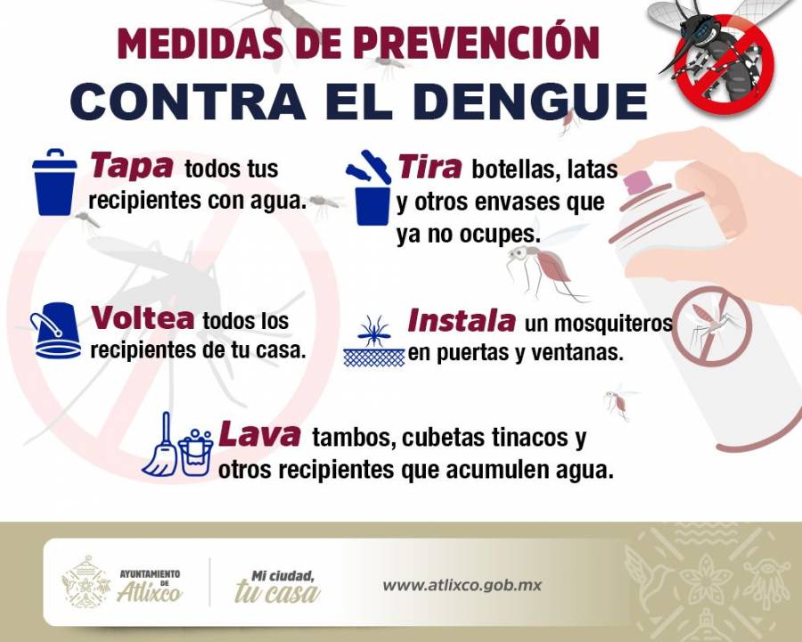 ¡Protégete del dengue! Atlixco explica cómo prevenirlo