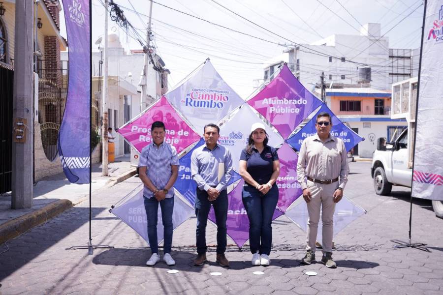 Mejora Lupita Cuautle la imagen urbana de espacios públicos