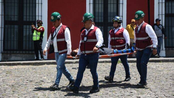 Participan más de un millon de personas en el Simulacro Nacional en Puebla