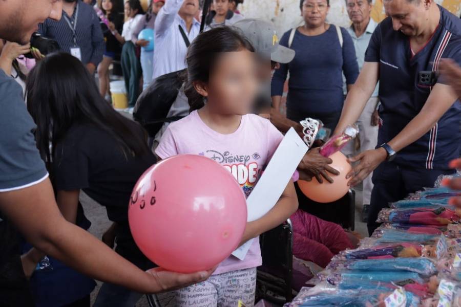 El Gobierno de Tonantzin lleva alegría a la niñez cholulteca