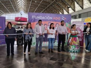 Ayuntamiento de Puebla y Fundación ADO inauguran Mercadito Artesanal en la CAPU