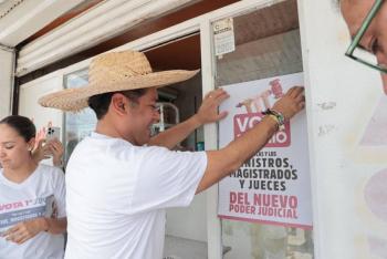 Gutiérrez Luna inicia gira para promover el voto en la Elección Judicial