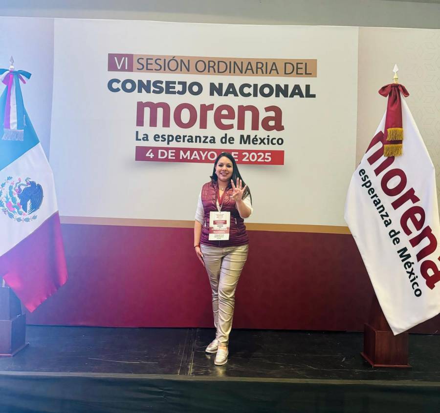 Tonantzin Fernández respalda avances éticos en el VI Consejo Nacional de MORENA