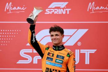 Lando Norris gana la carrera sprint del GP de Miami en caótica jornada bajo lluvia
