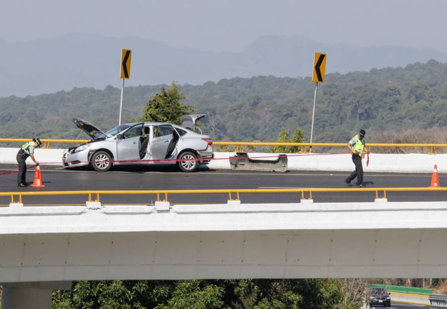 Tragedia en la autopista México - Cuernavaca : Cuatro muertos tras accidente en el kilómetro 71