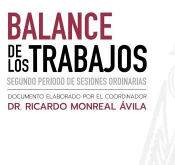 Morena presenta balance legislativo; en este periodo se realizaron 4 reformas constitucionales