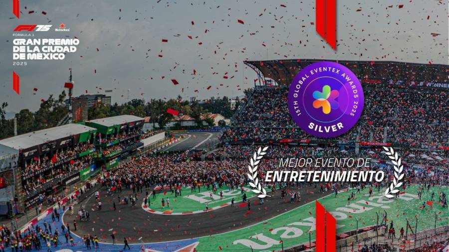 México GP gana distinción de plata en los Eventex Awards 2025 como Mejor Evento de Entretenimiento