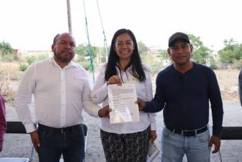 Ariadna Ayala inaugura la ampliación de red eléctrica en juntas auxiliares