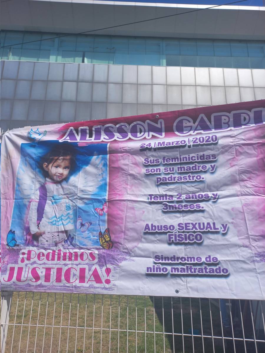 Feminicidas de Alisson Gabriela buscan amparo para reducir sentencia de 60 años