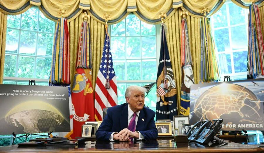 Donald Trump anuncia construcción de la “Cúpula Dorada”, un escudo antimisiles para proteger a EE.UU.