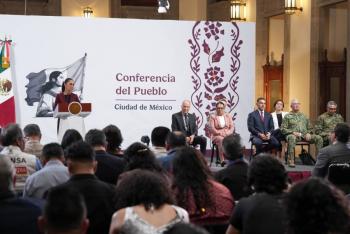 En reunión con nuevo.embajador de EU, presidenta le expresó su rechazo a nuevo impuesto a remesas
