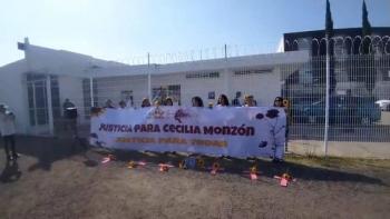 Activistas exigen justicia para Cecilia Monzón en el marco de su aniversario luctuoso