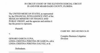 México continuará acciones legales para recuperar más bienes de García Luna y su esposa, informa Gobierno Federal