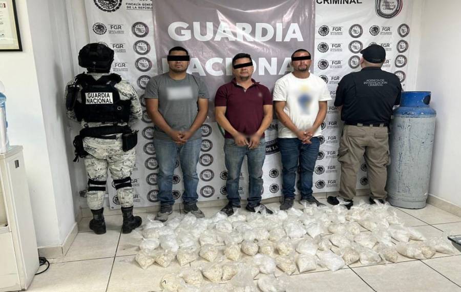 Más de 3,700 detenidos y 33 toneladas de droga aseguradas en la frontera norte, informa el Gobierno de México