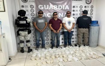 Más de 3,700 detenidos y 33 toneladas de droga aseguradas en la frontera norte, informa el Gobierno de México