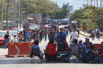 Maestros de la CNTE intensifican protestas en Chiapas para exigir derogación de la Ley del ISSSTE de 2007