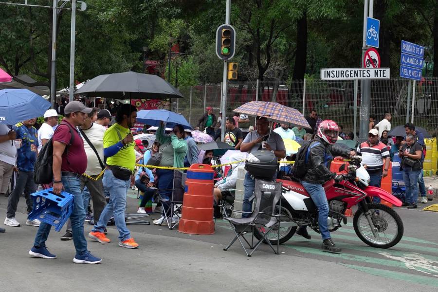 Maestros de la CNTE retiran bloqueos en Paseo de la Reforma tras cinco horas de protesta