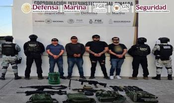 Autoridades federales desarticulan célula criminal ligada a homicidios y narcotráfico en Sinaloa