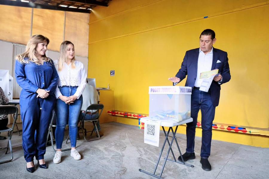 El gobernador Alejandro Armenta llama a votar libremente por el Poder Judicial