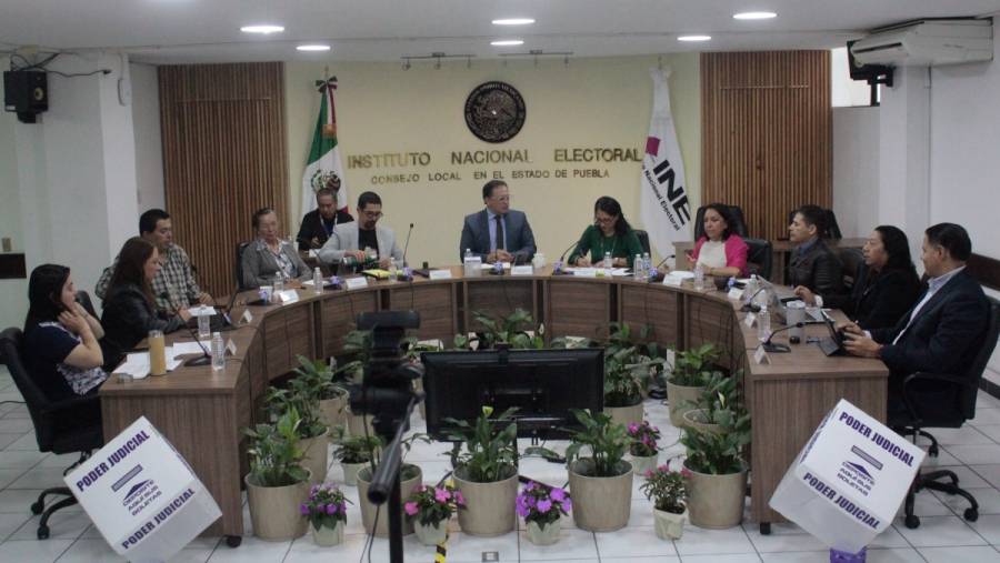 INE Puebla garantiza transparencia en elección judicial; reprueba entrega de acordeones